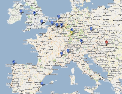 Click for map of Skeptic events in Europe since 1989 Skeptic Events